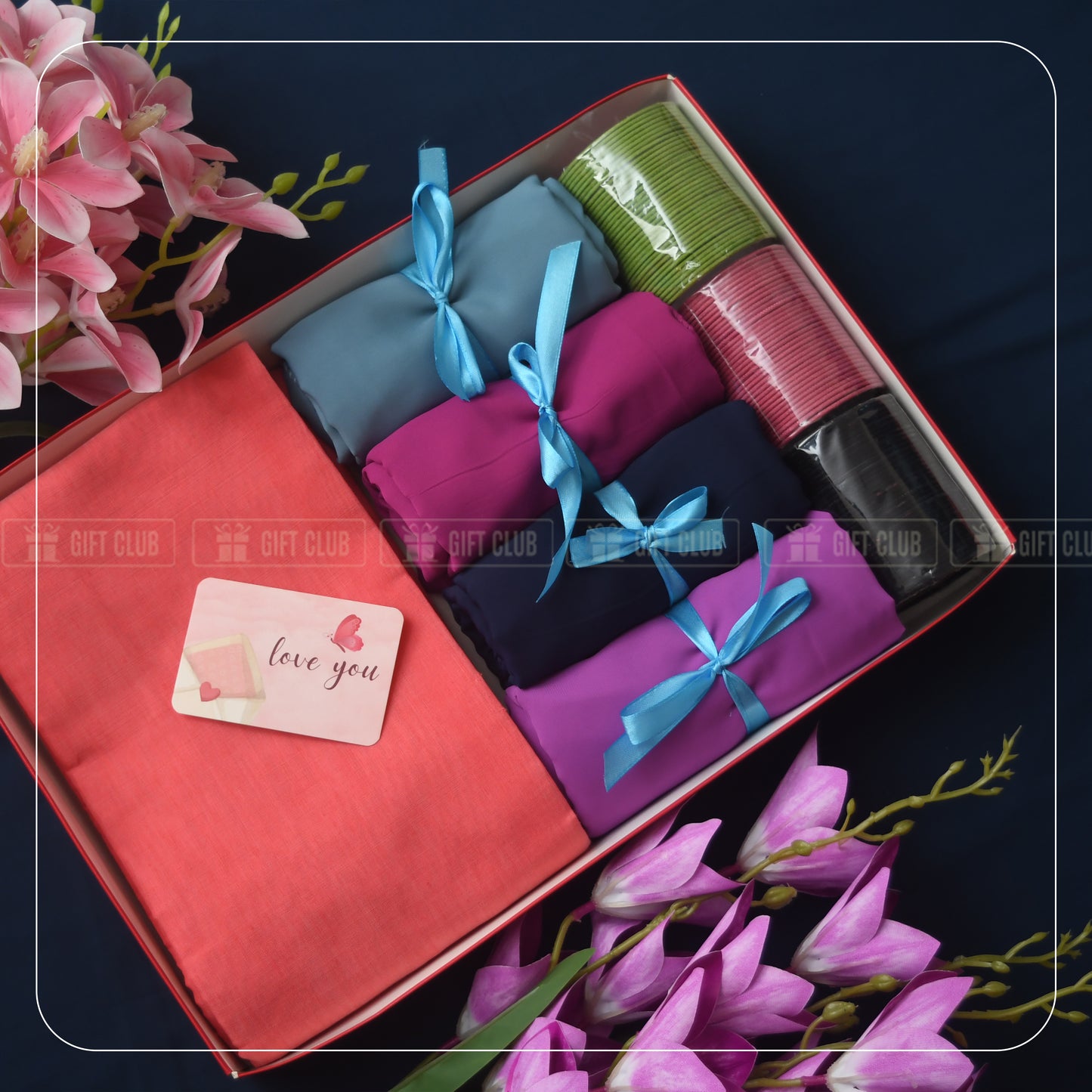 Saree, Churi, Hijab Combo Package 003