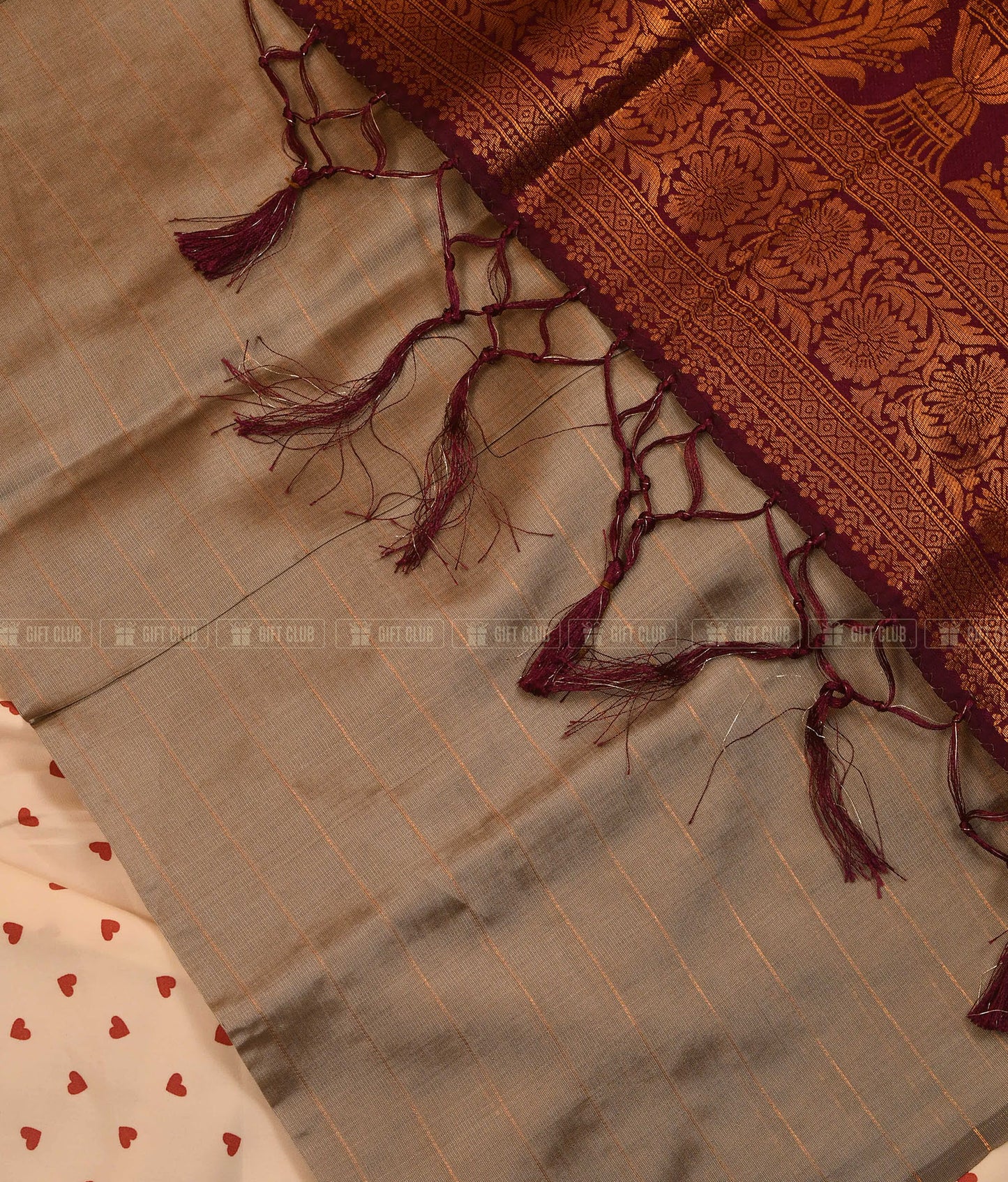 তিলোত্তমা (KNJ 02) - Modern Zigzag Pattern Kanchipuram