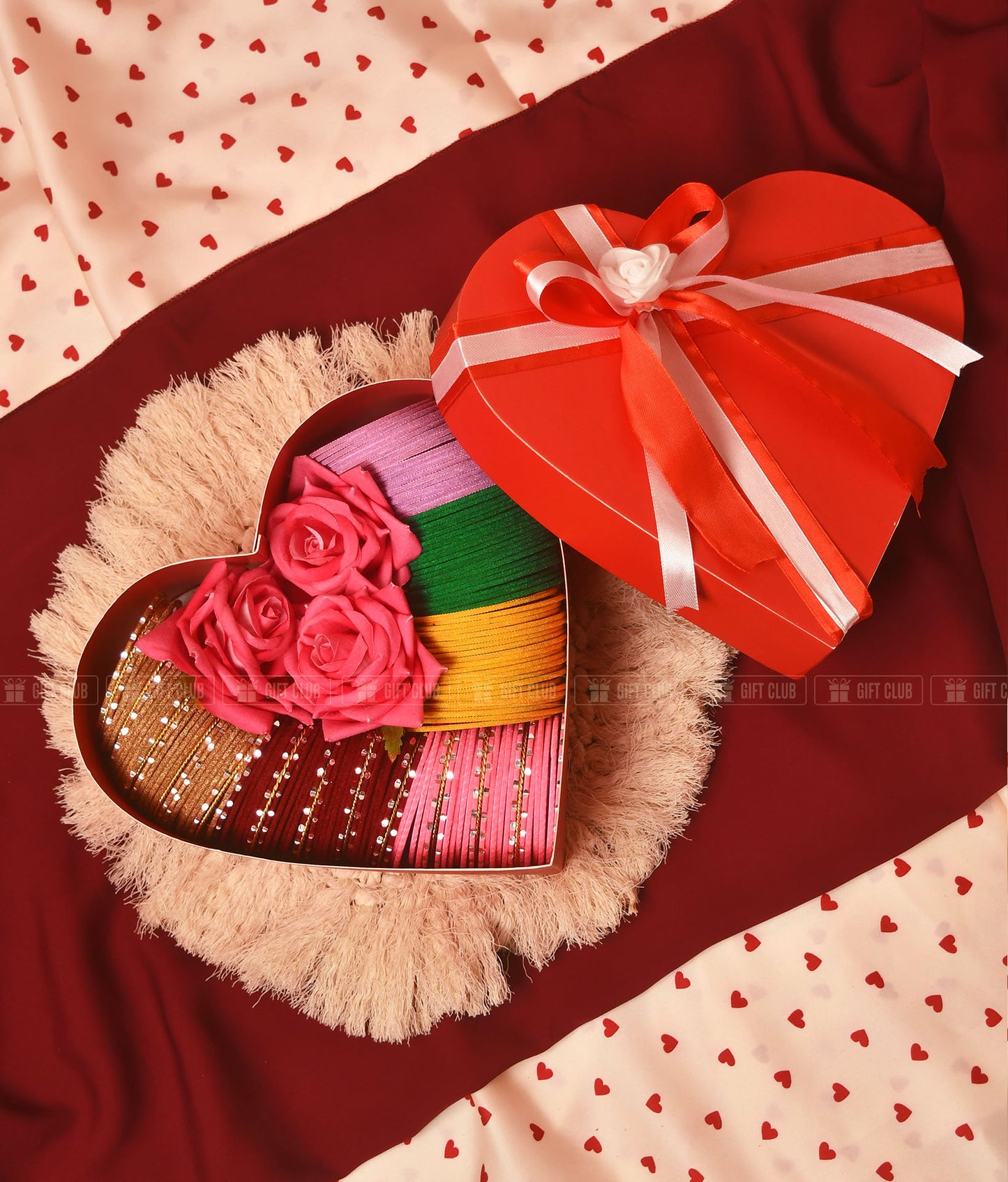 "মায়াবিনী (LX04)" - Premium Churi Collection in Heart Box