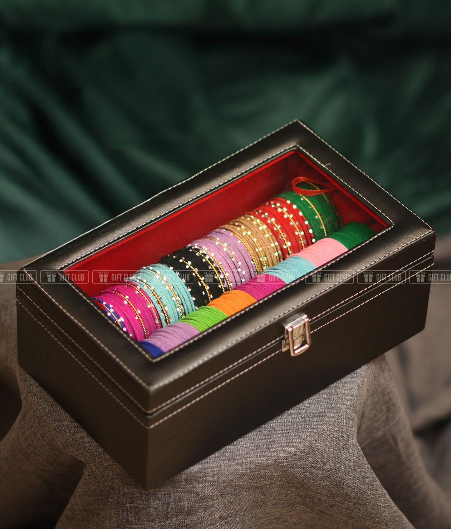 Churi 70 - এক উপহারে বহু স্মৃতি - Gorgeous collection of 20 dozen Cutting + Velvet Churi + Premium Box