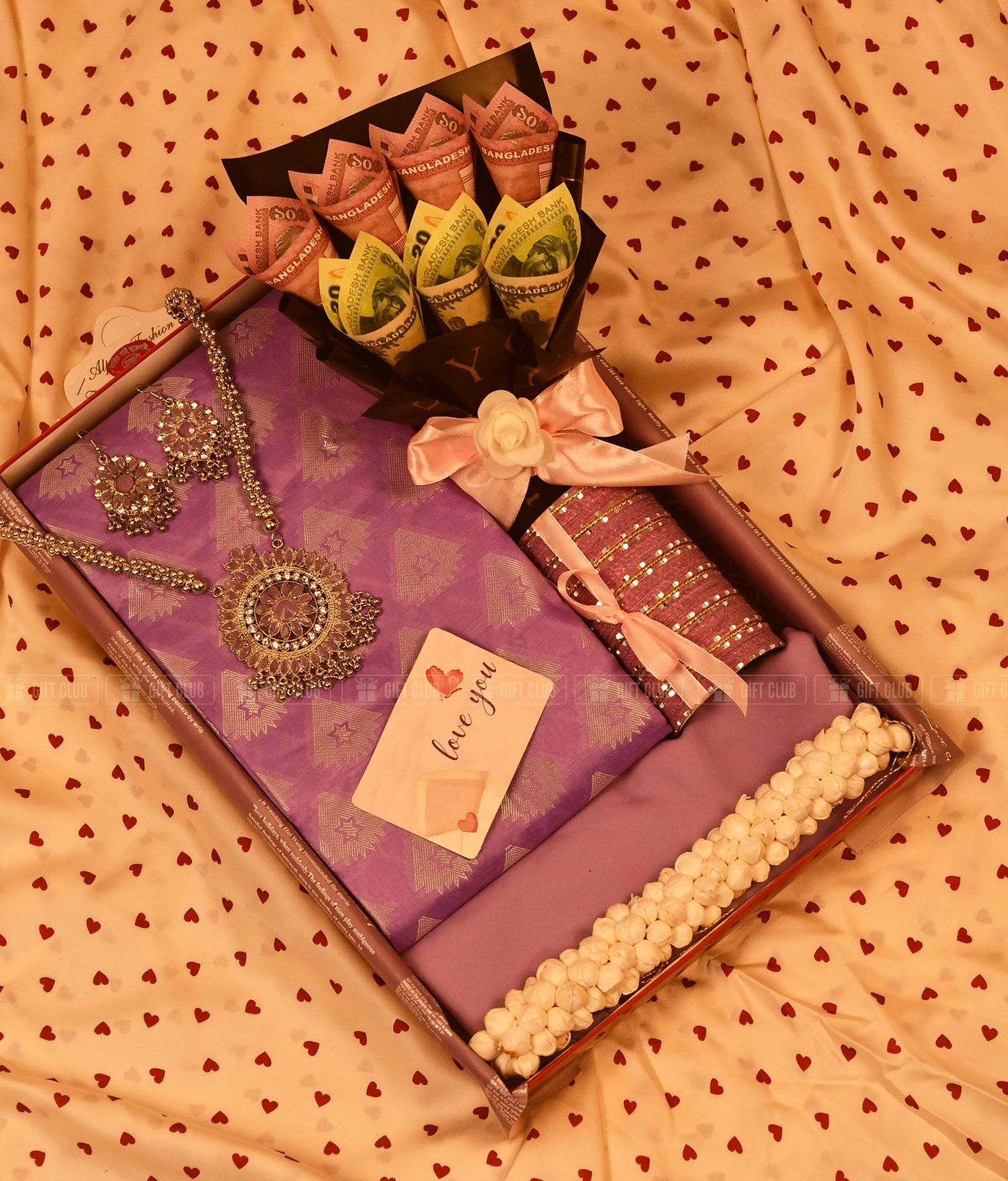 EiD Collection | Sharee + Salami Hamper Combined
