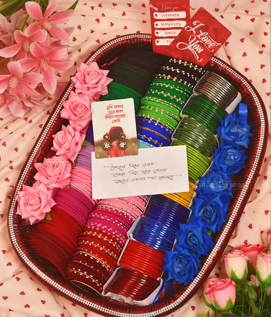 "বৈশাখী সাজ" - Mega 29 Dozen Churi Dala Package