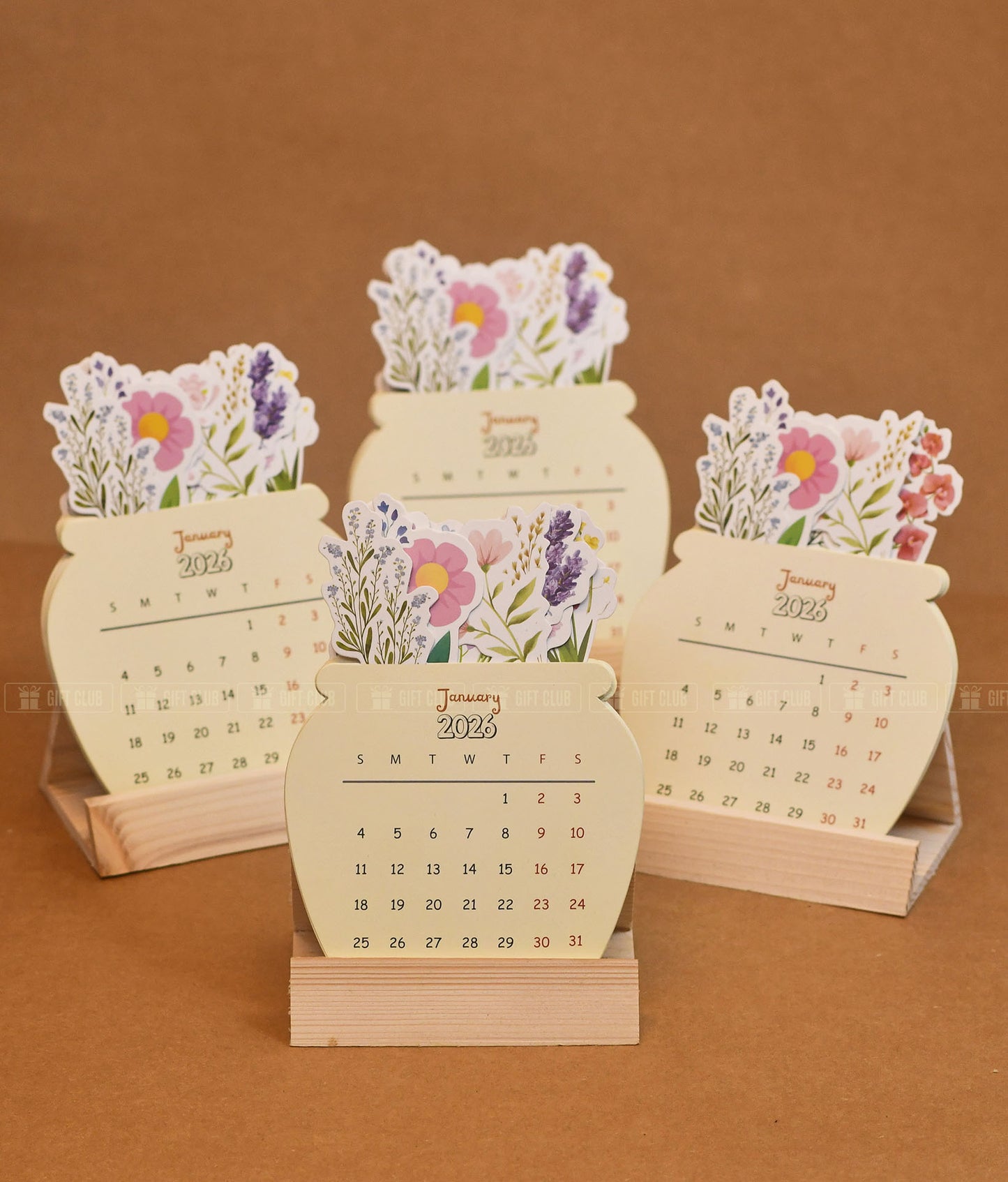 Floral Calendar 2026 - Combo 4