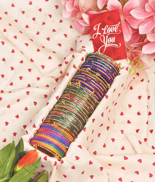 মোহনা (CC04) - Colorful Traditional Bangles