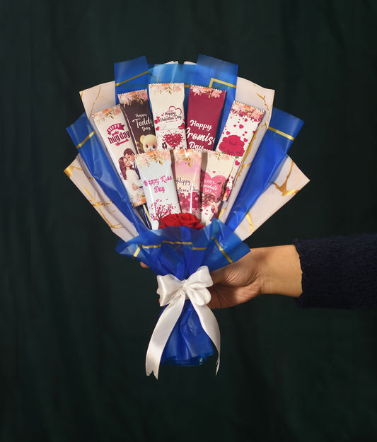CB014 : 8 Days of Love - Complete Valentine Week Chocolate Bouquet