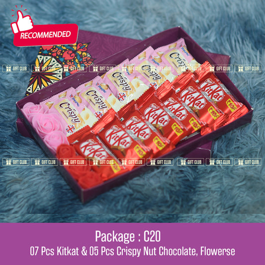C20 - Kitkat + Crispy Chocolate Combo - Ready to gift Package