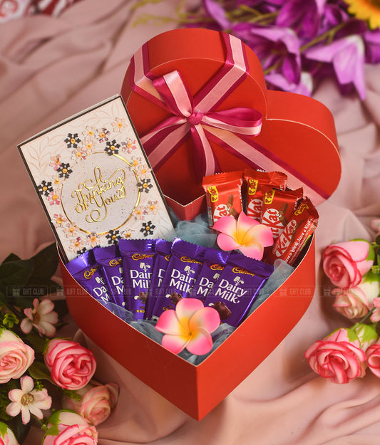 P24 :"Just Thinking of You" – Premium Chocolate & Card Gift Combo