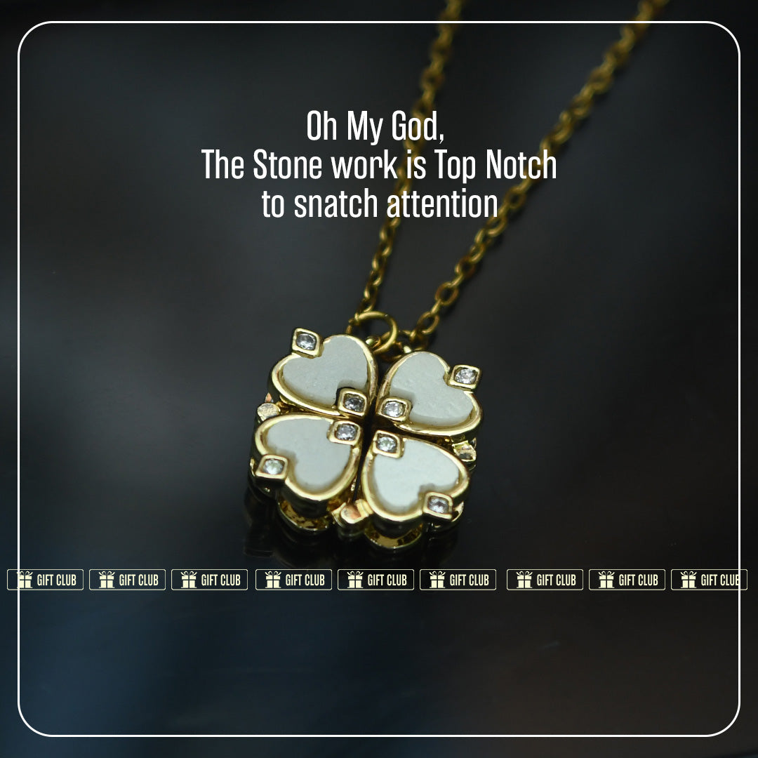 4 Heart Magnetic Necklace