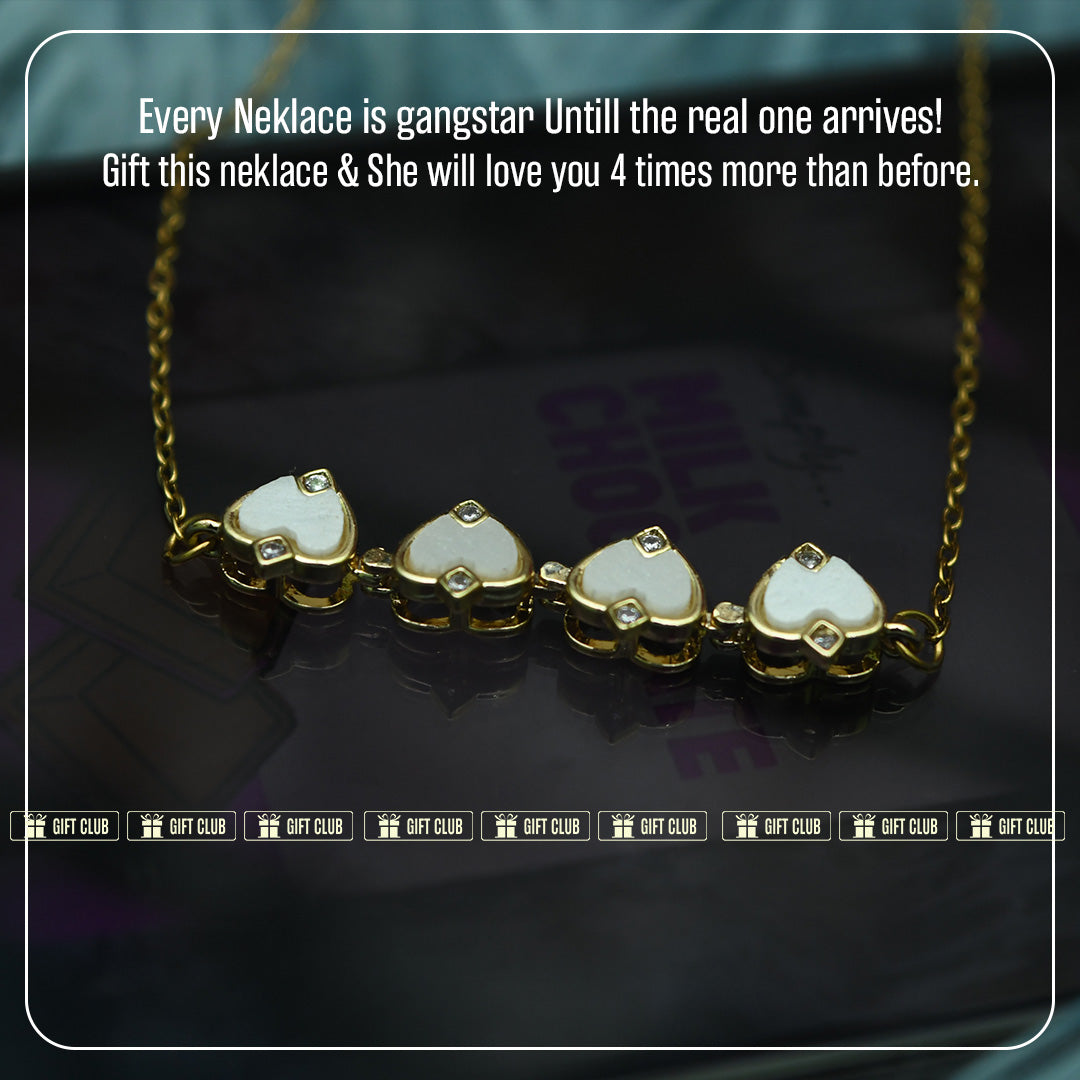 4 Heart Magnetic Necklace
