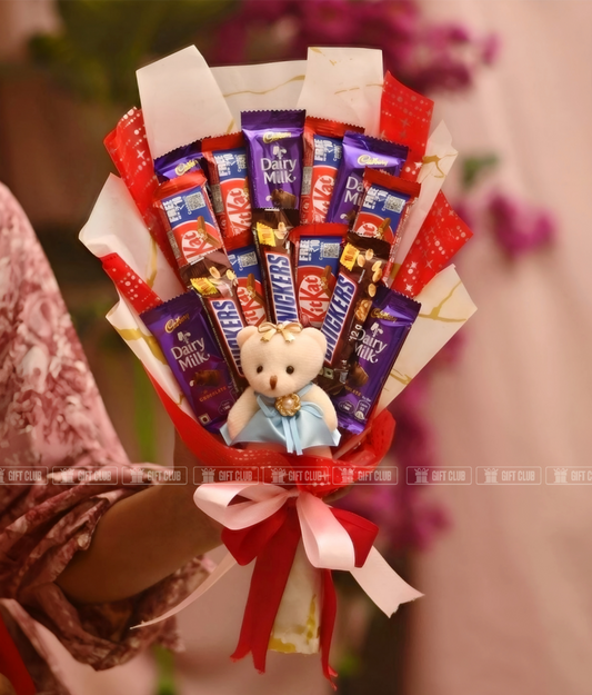 CB09 : Chocolate Bouquet made by Expert Craftsman