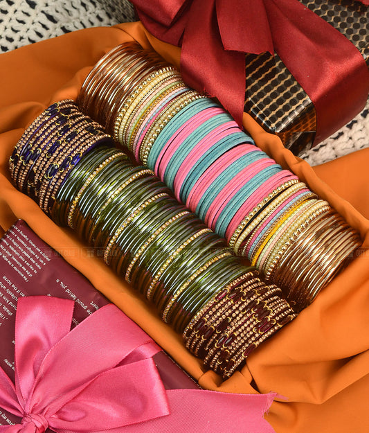 মায়াবী রঙের মেলা (S-24.8) - Premium Dadi Ma & Velvet Combo
