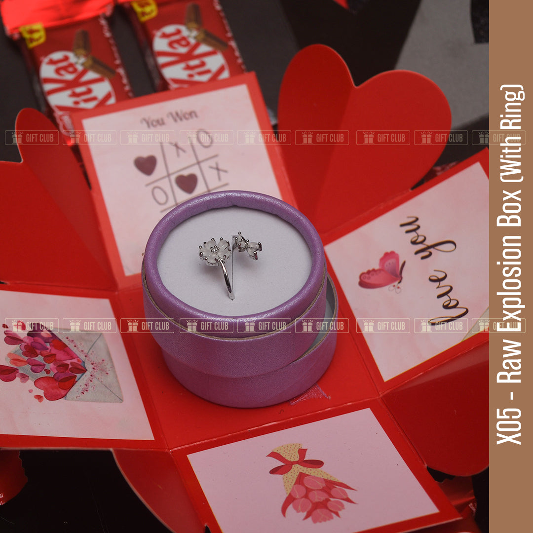 X05 - 3 Layer Raw Chocolate Magical Gift Box (Kitkat+Dairy MIlk)