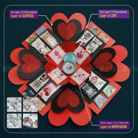 X12 - 3 Layer Magical Gift Box (With a Premium Ring)