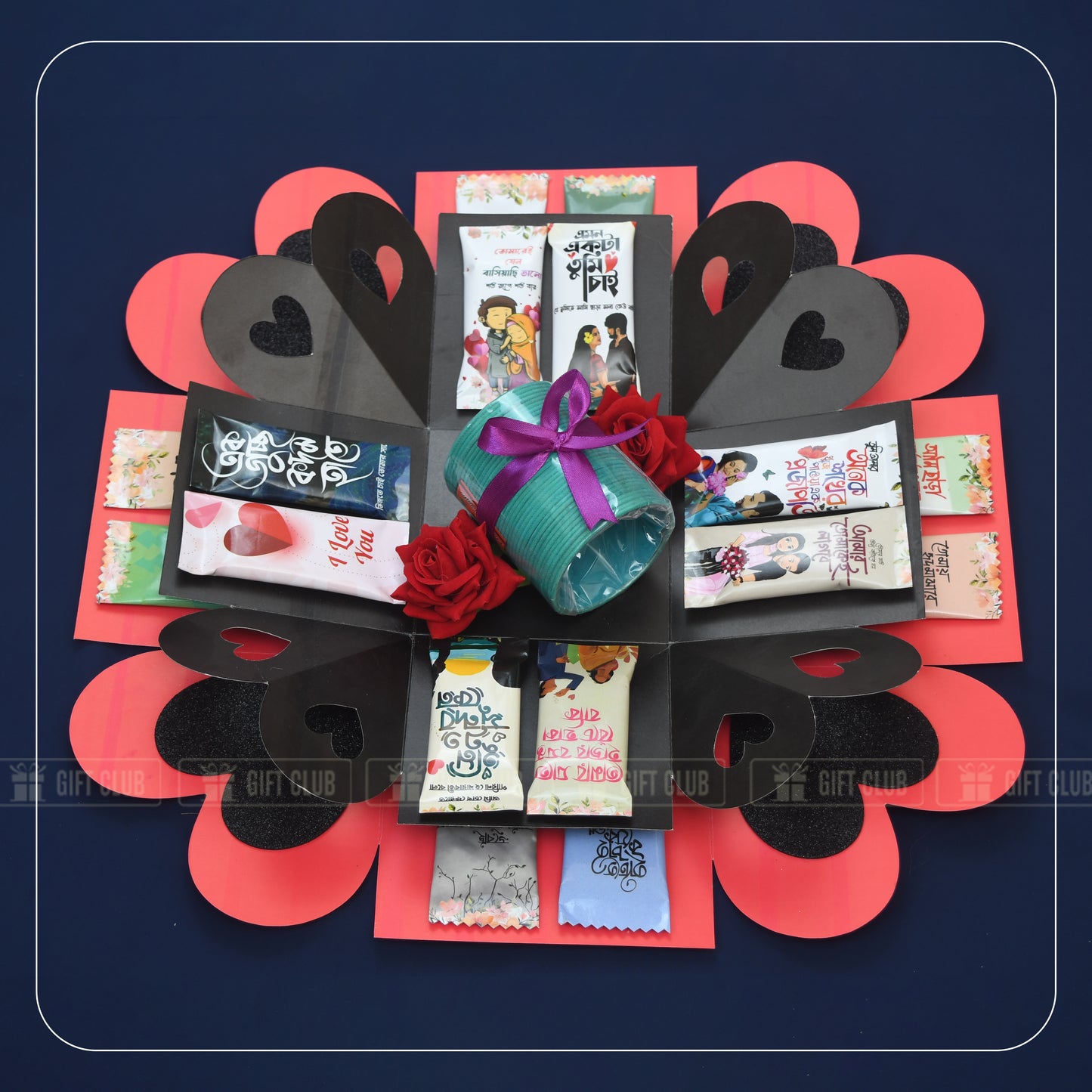 X45 - 2 Layer Magical GIFT box for Her (With Churi)