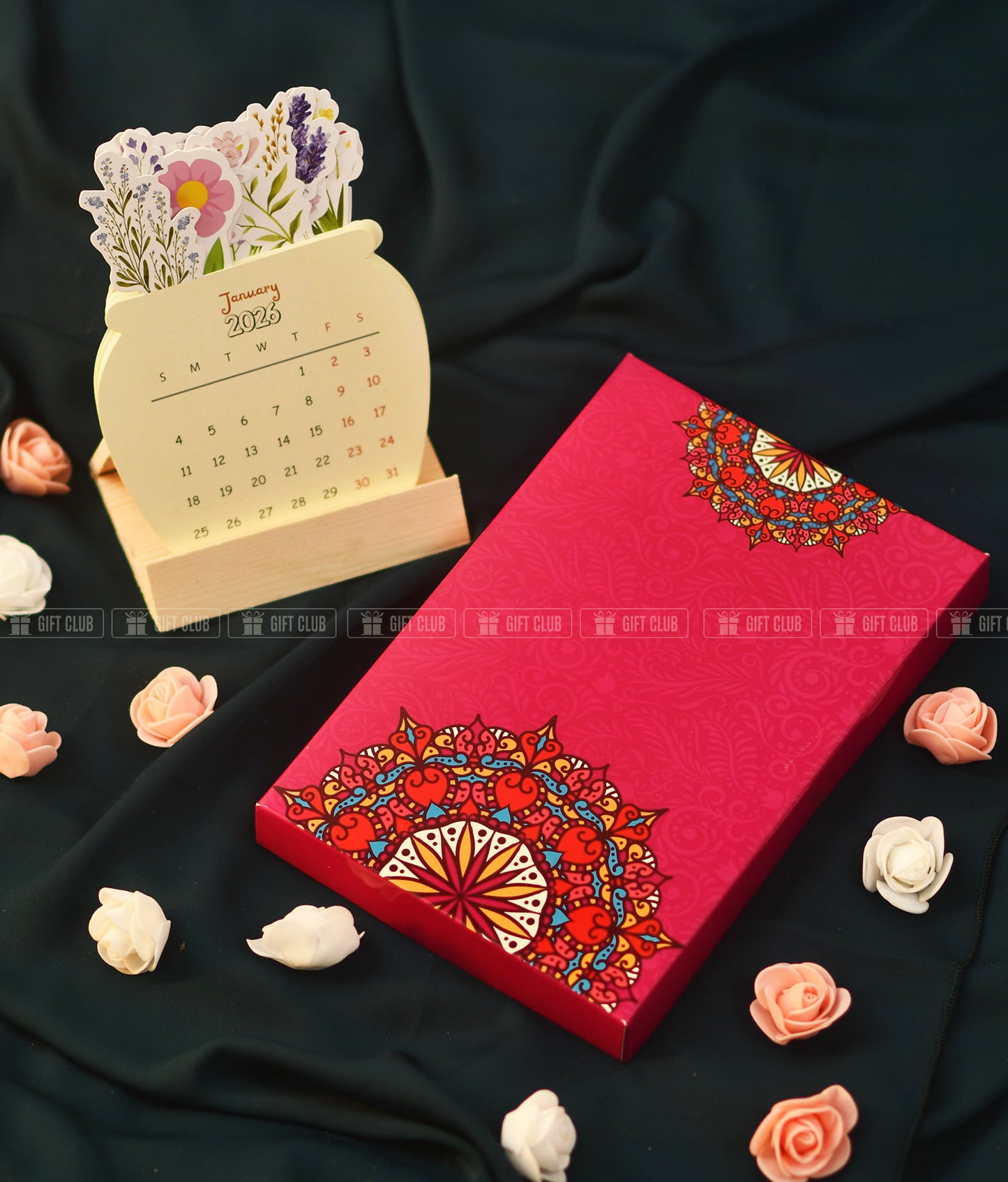 R09 + Floral calendar | Best New Year Gift package for Chocolate lovers
