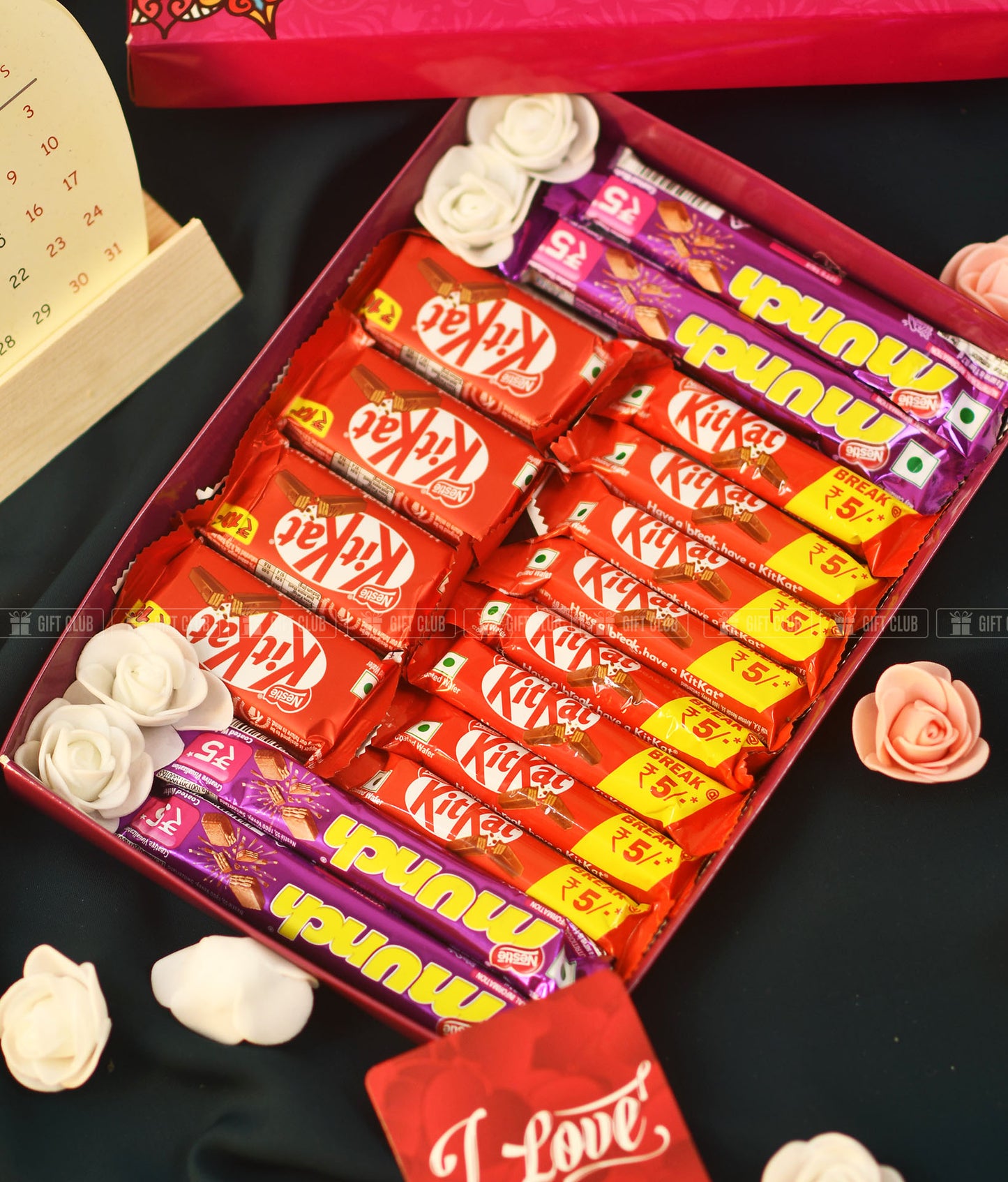 R09 + Floral calendar | Best New Year Gift package for Chocolate lovers