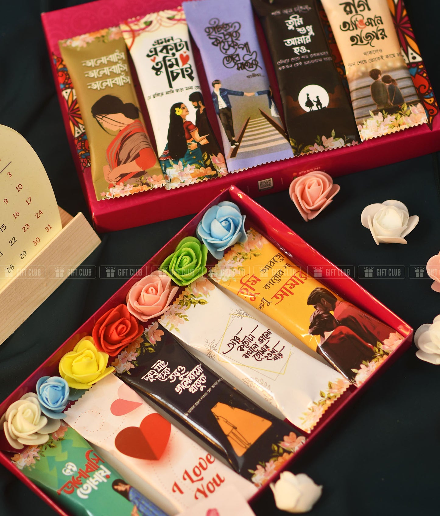 C75+Floral Calendar - New Year Couple’s Gift Box