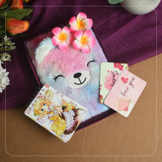 S56 - Velvet Covered Premium Notebook + Gift Cards