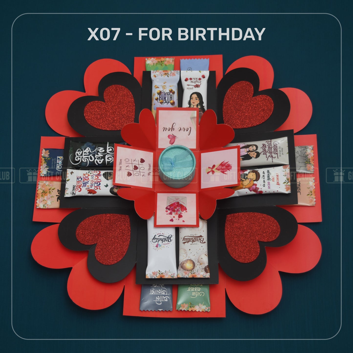 X07 - 3 Layer Magical Gift Box for Birthday (With Ring)