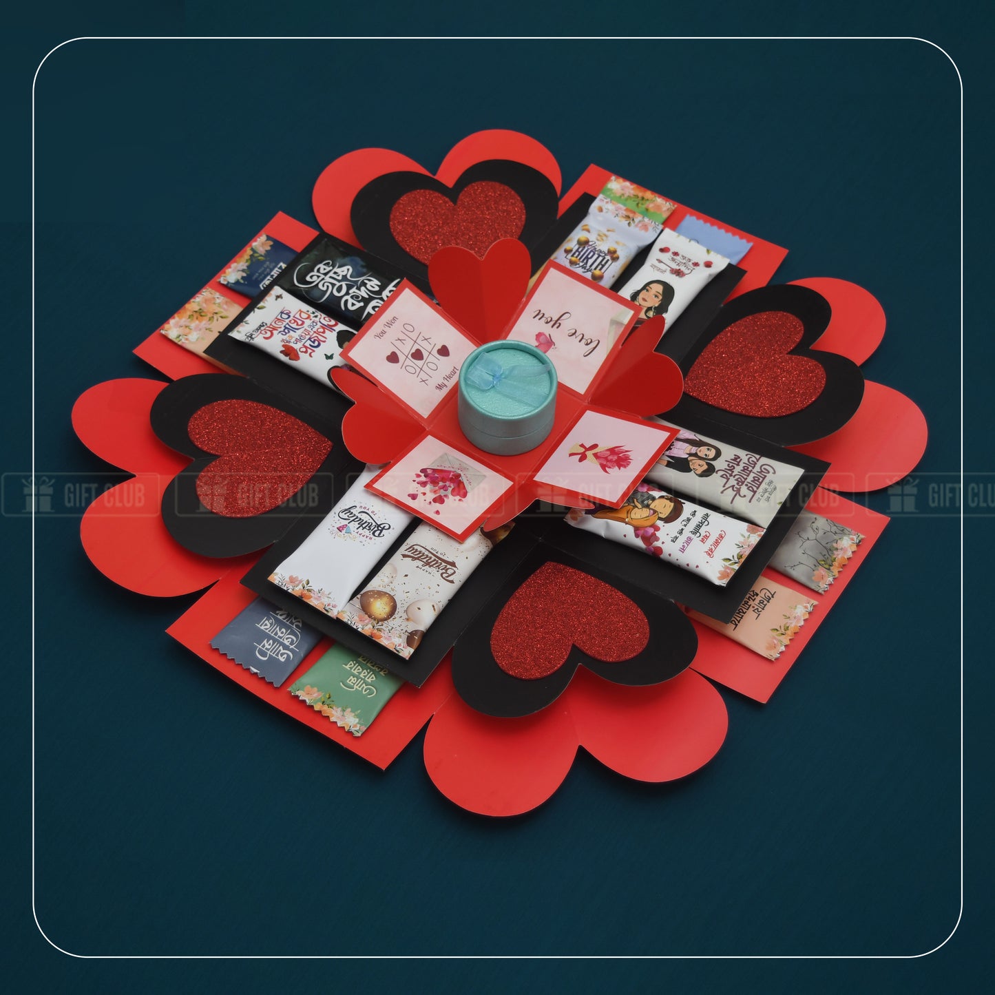 X07 - 3 Layer Magical Gift Box for Birthday (With Ring)